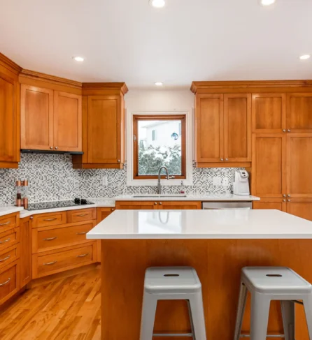 WOODEN KITCHEN CABINET